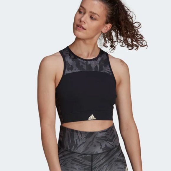 NWT! Adidas Zoe Saldana Aeroready Sports Bra - Picture 3 of 4